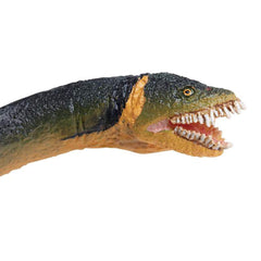 Safari Ltd Elasmosaurus figurine close-up paintwork shows color accuracy and texture.