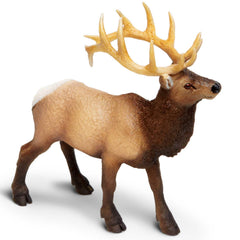 4.75-inch elk figurine for classroom demos and shelf display.