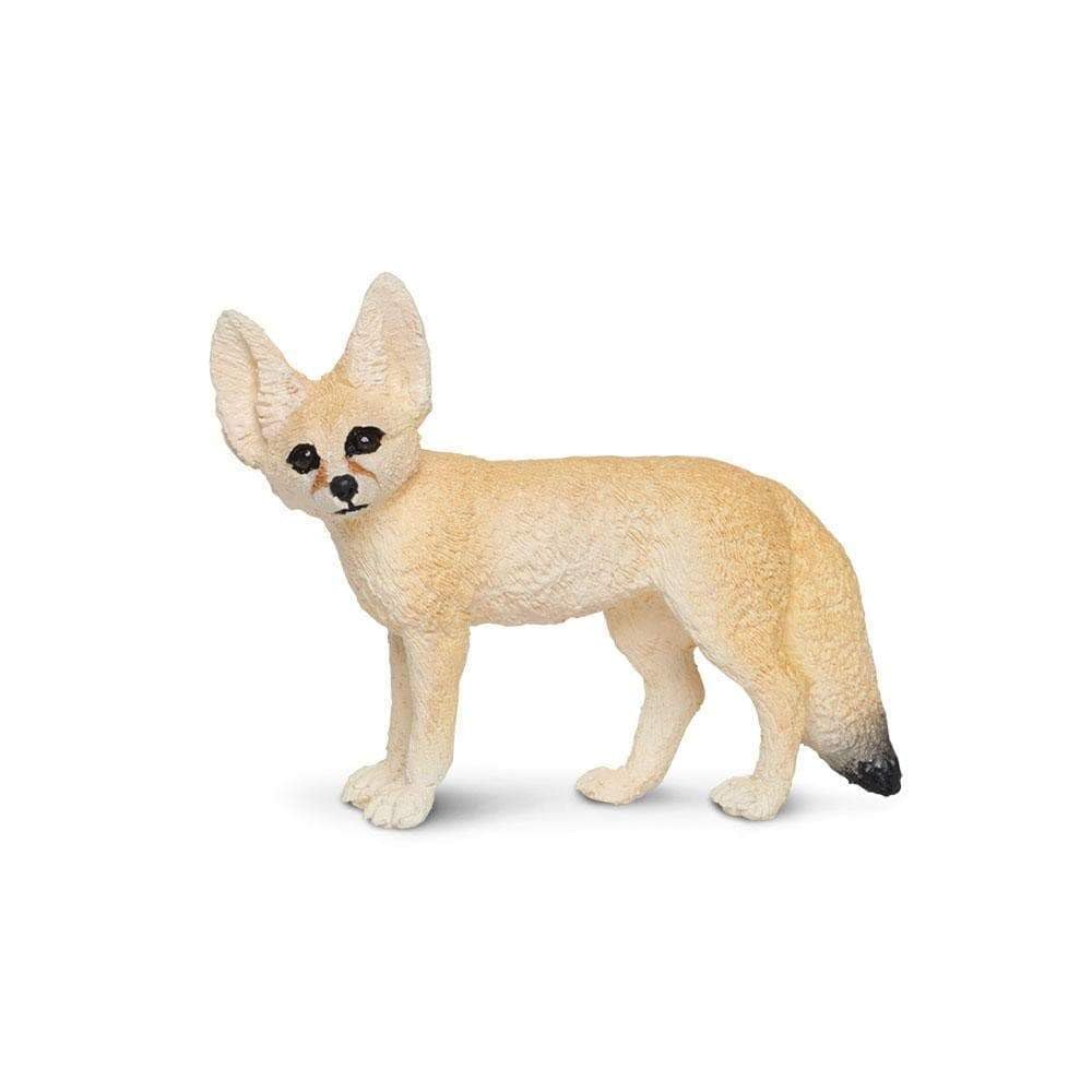 Safari Ltd fennec fox figurine showing lifelike features for imaginative play and wildlife learning.