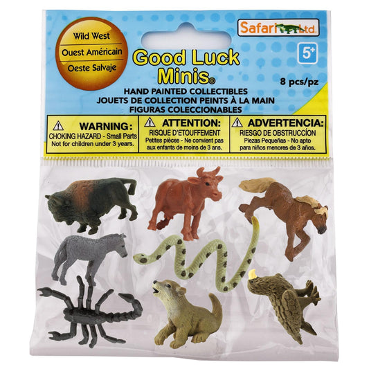 Safari Ltd Good Luck Minis cow figure for imaginative Western play.