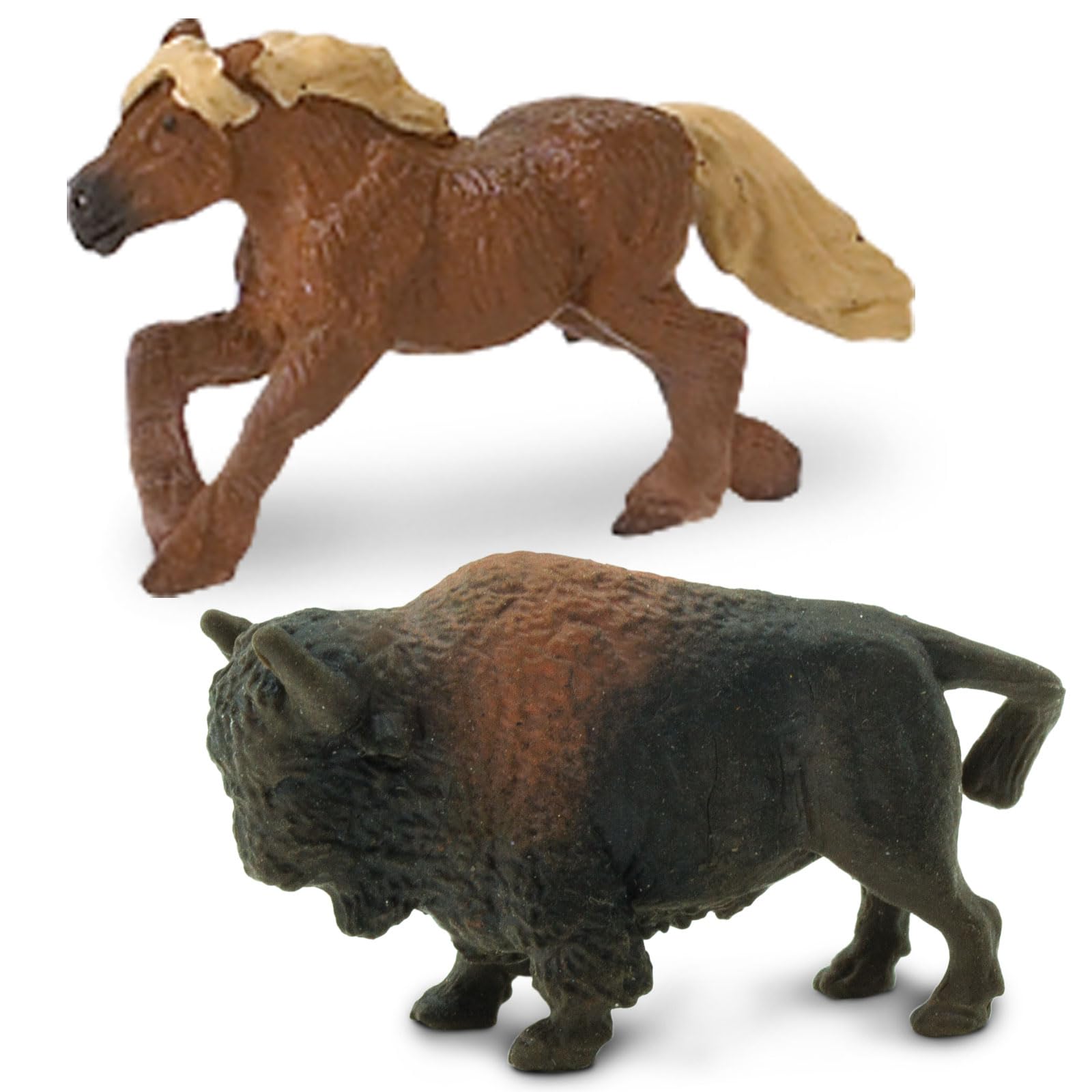 Safari Ltd Good Luck Minis golden eagle figure for aerial regional views.