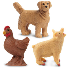 Safari Ltd Good Luck Minis Ranch pig figure ideal for pretend farming