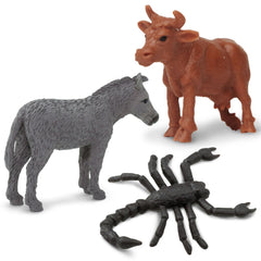 Safari Ltd Good Luck Minis wolf figure for wildlife-themed play.
