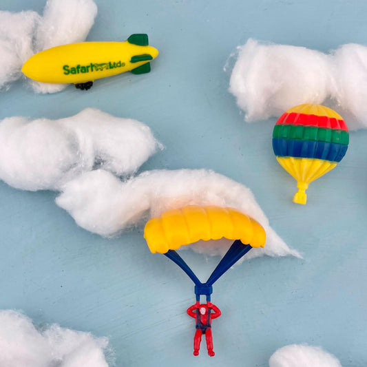 Safari Ltd. in the Sky TOOB airplane figure boosts storytelling and classroom display.