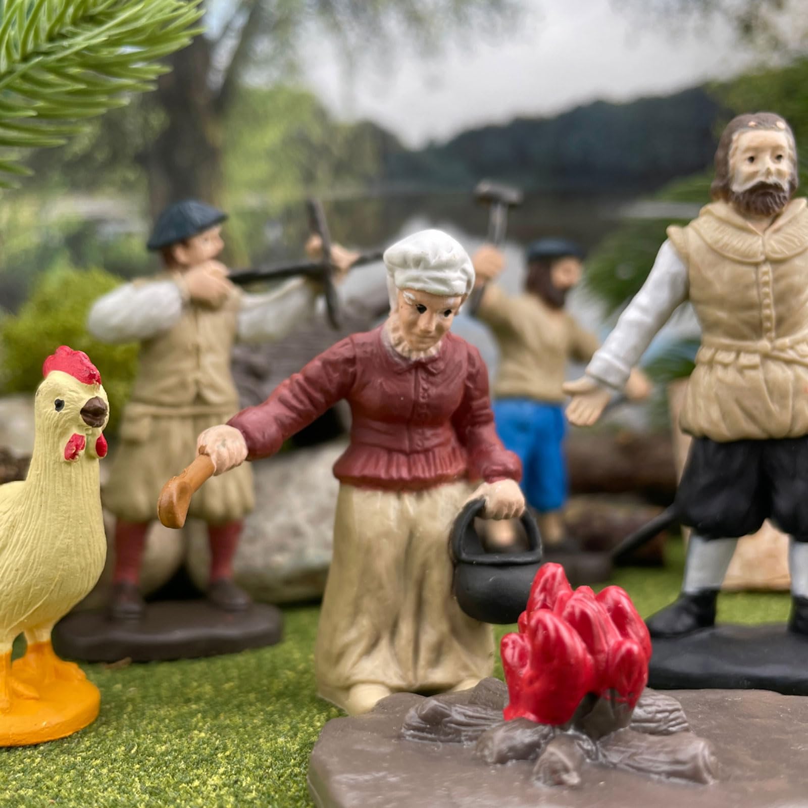 Safari Ltd. Jamestown Settlers TOOB gardener figure for hands-on learning.