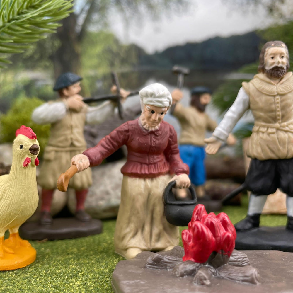 Safari Ltd. Jamestown Settlers TOOB gardener figure for hands-on learning.