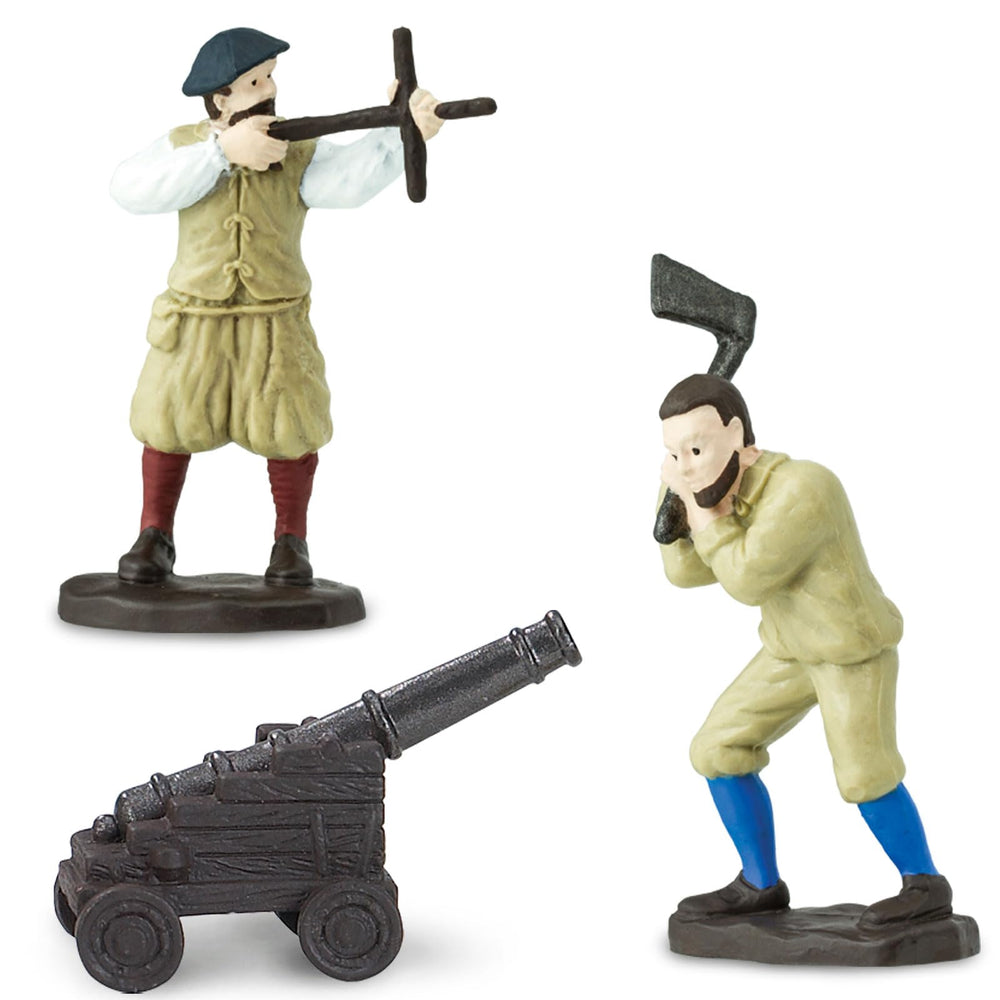 Safari Ltd. Jamestown Settlers TOOB John Smith figure for exploration storytelling.