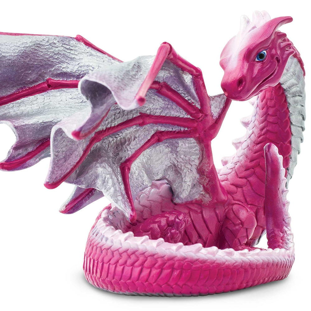 Safari Ltd. Love Dragon figurine uses BPA-free PVC for safe play.