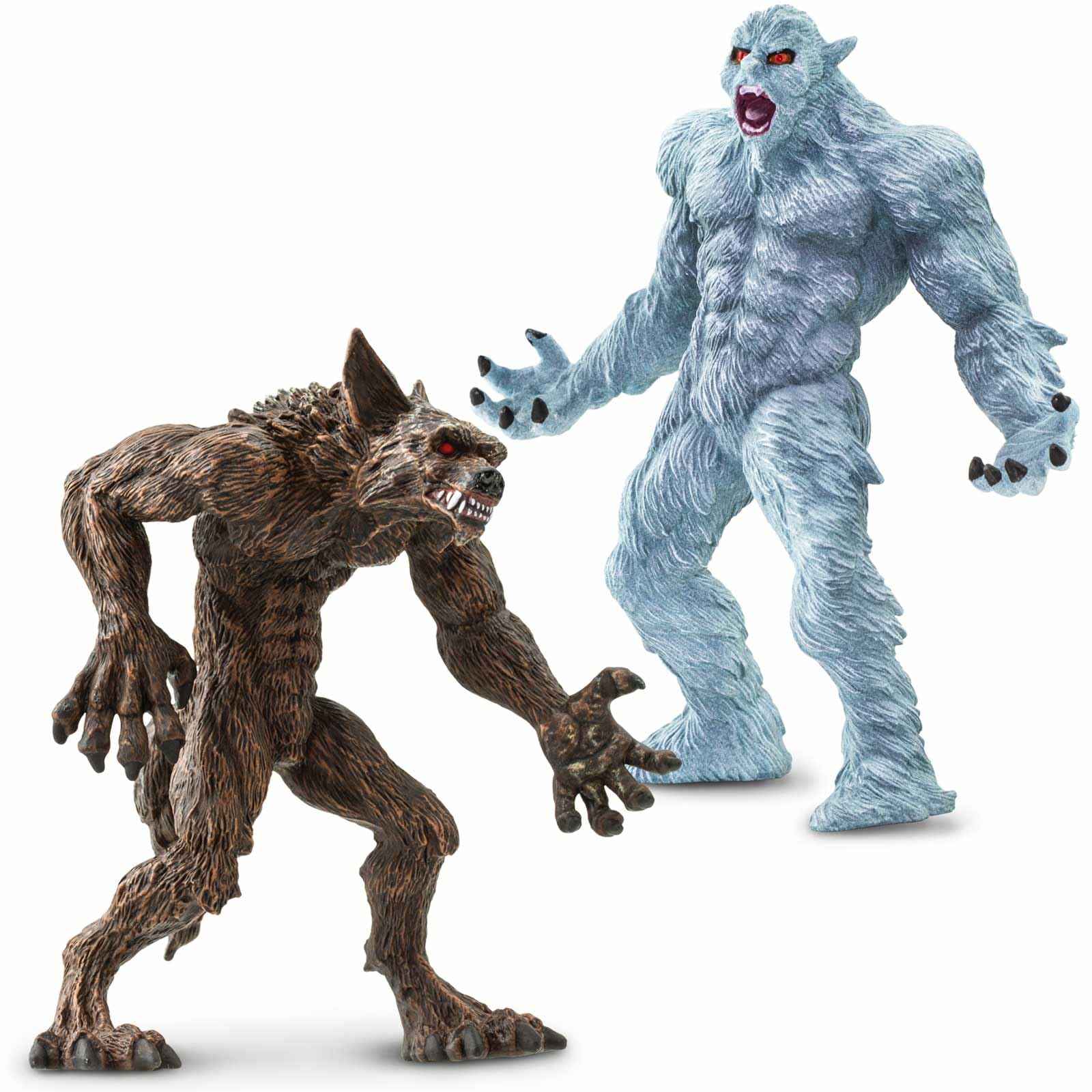 Safari Ltd Mythical Creatures 4-pack display image for classroom storytelling and collection.