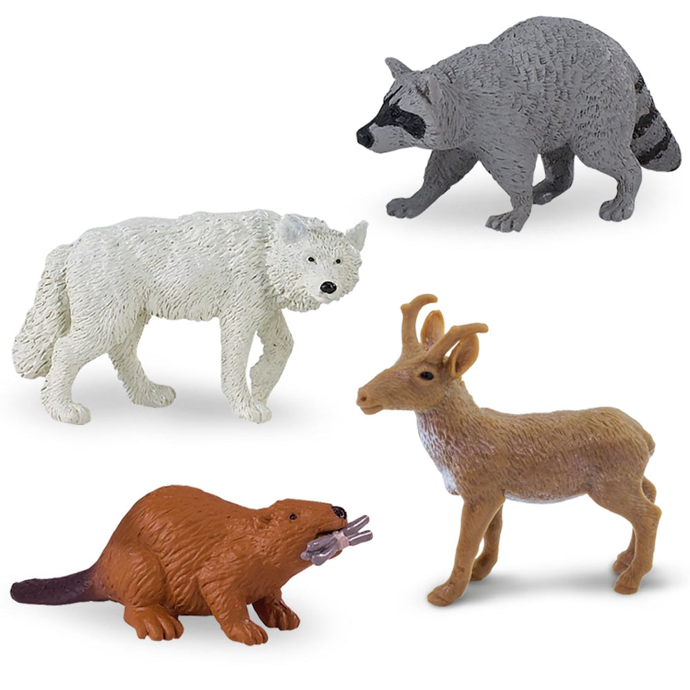 Safari Ltd North American Wildlife TOOB beaver figure supports dam building play and waterway ecology