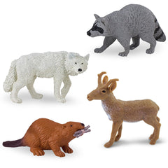 Safari Ltd North American Wildlife TOOB beaver figure supports dam building play and waterway ecology