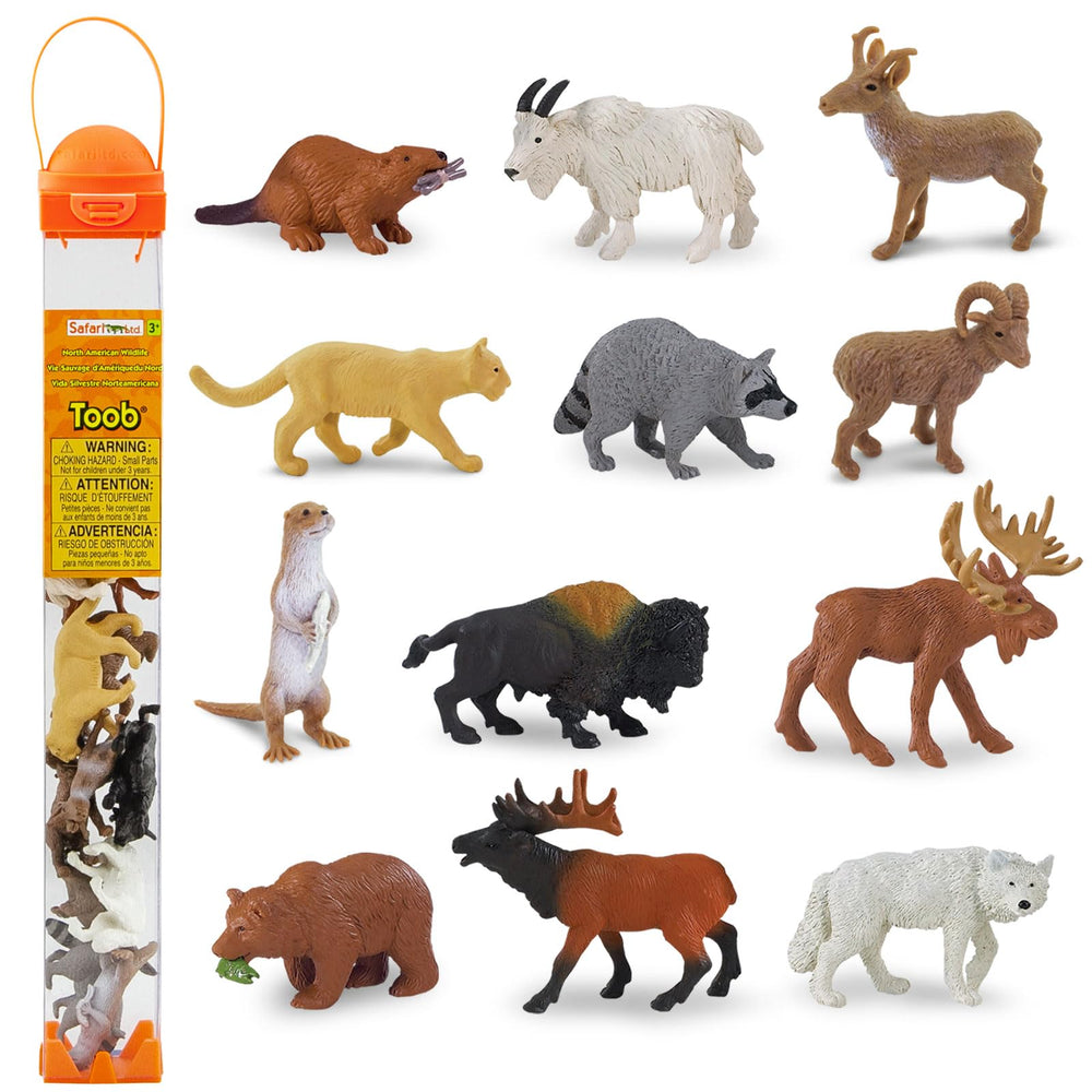 Safari Ltd North American Wildlife TOOB moose figure for imaginative play and nature learning