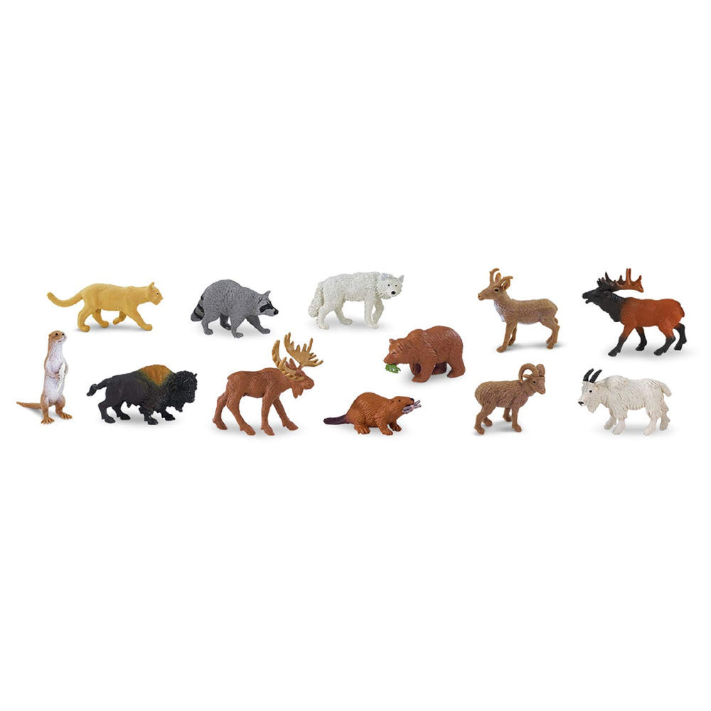 Safari Ltd North American Wildlife TOOB wolf figure inspires exploration of ecosystems and predator-prey roles