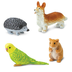 Safari Ltd. Pets Toob hedgehog figurine invites caretaking role-play and fine motor skills.