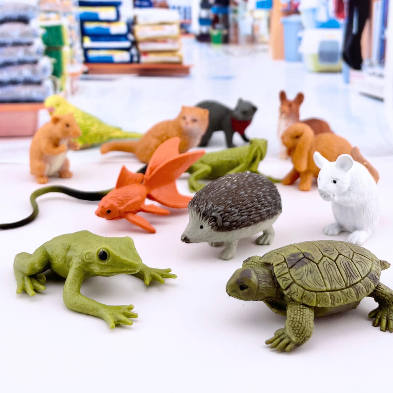 Safari Ltd. Pets Toob turtle figurine supports storytelling and sensory exploration.