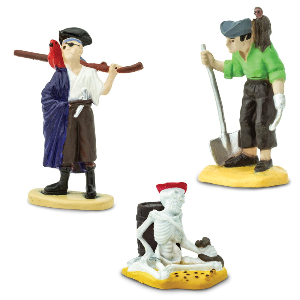 Safari Ltd. Pirates TOOB skeleton figure enhances pirate dioramas and pretend adventures.