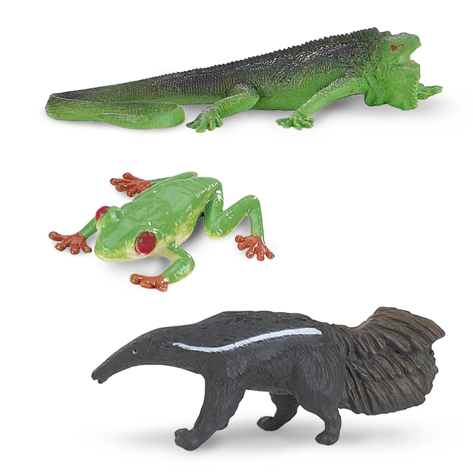 Safari Ltd Rainforest Toob Iguana figurine for tactile play and observation