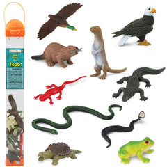 Safari Ltd River Ecosystem Toob bald eagle figure for imaginative nature play and learning