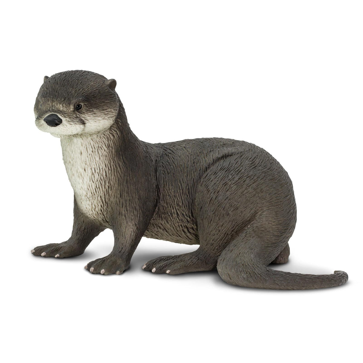Safari Ltd River Otter Figurine shows a detailed display for imaginative storytelling