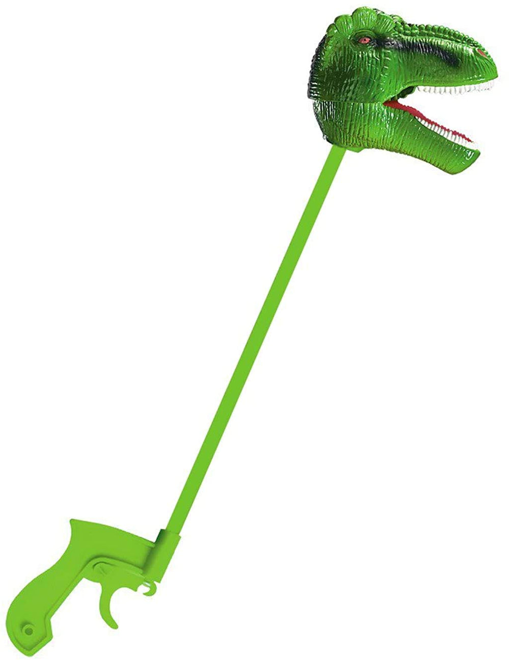 Safari Ltd. Safariology Dark and Light Green T-Rex Snapper 18in front view for imaginative play