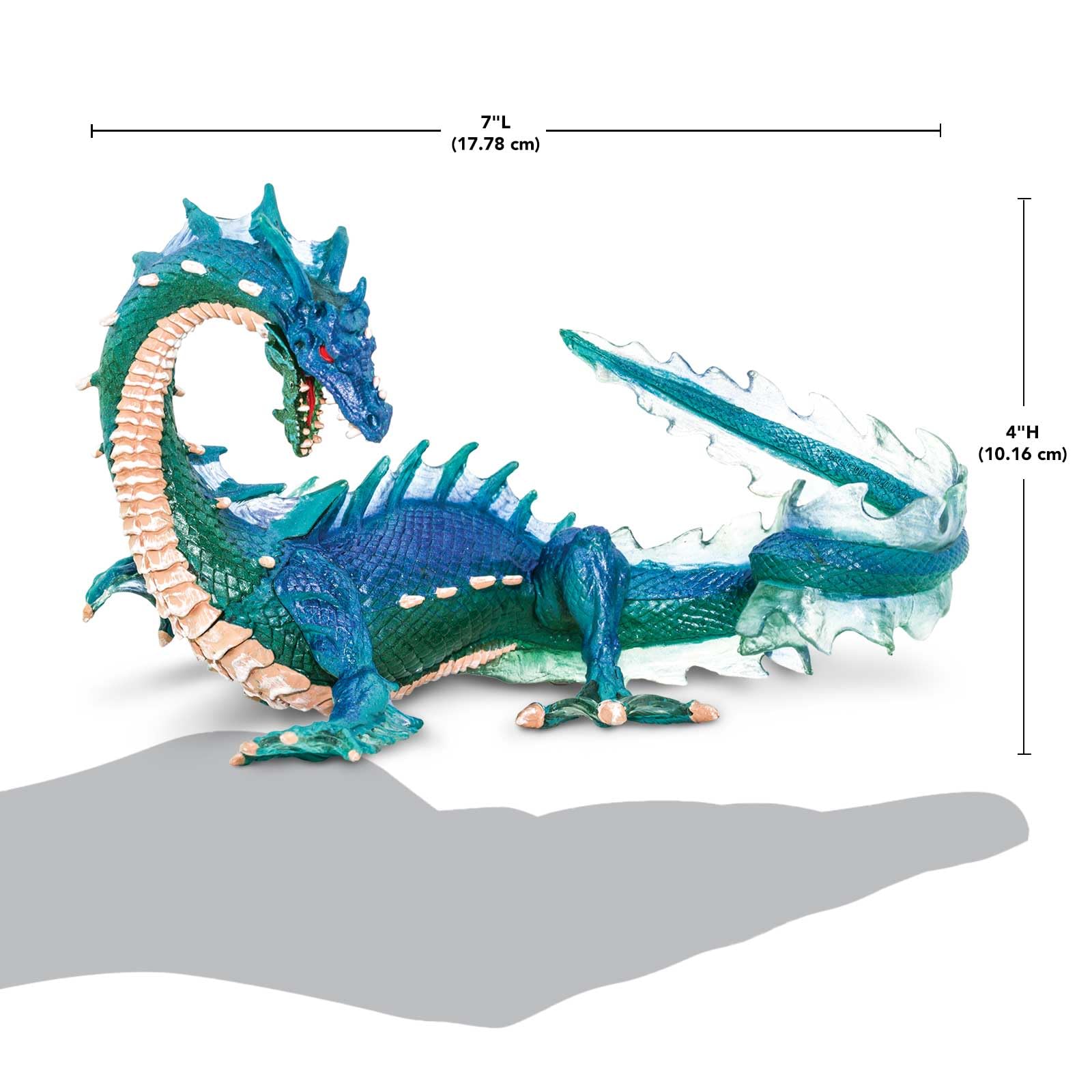 Safari Ltd Sea Dragon Scaly Texture adds lifelike detail for dioramas.