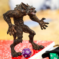Safari Ltd Werewolf Figurine—hand-painted claws and head design sparks storytelling.