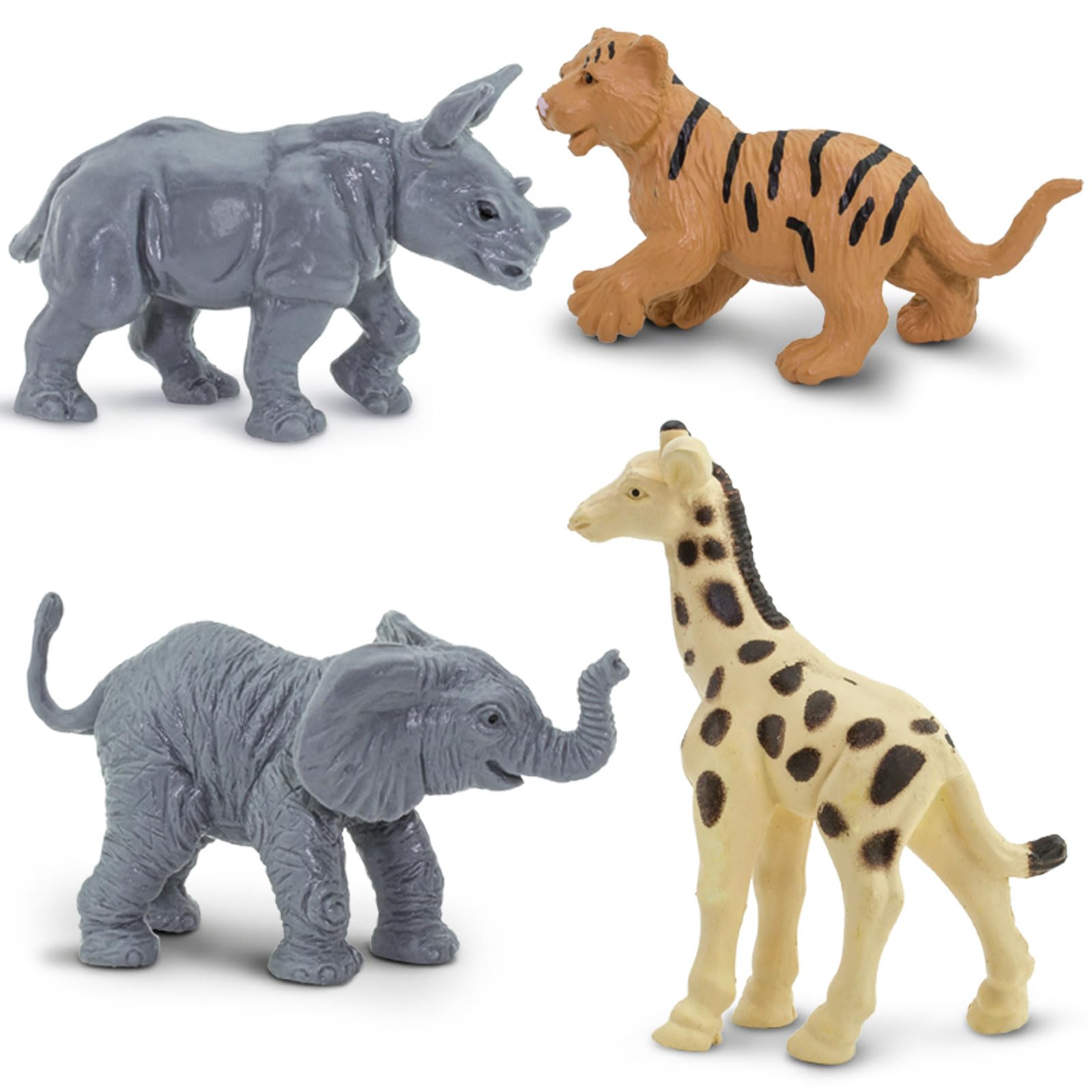 Safari Ltd Zoo Babies Toob Hippo baby figure for tactile exploration and storytelling.