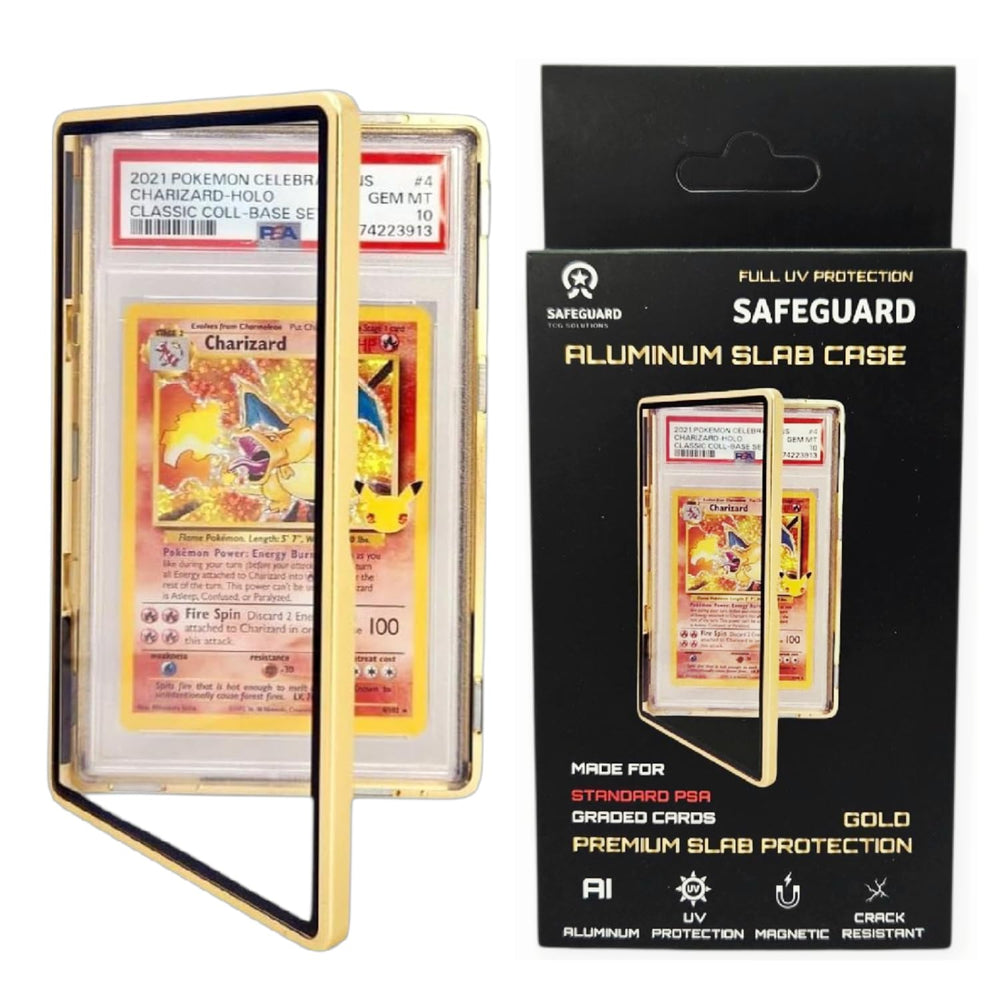 Safeguard TCG Solutions bumper case side view shows stackable design for space-efficient storage.