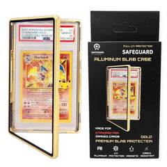 Safeguard TCG Solutions bumper case side view shows stackable design for space-efficient storage.