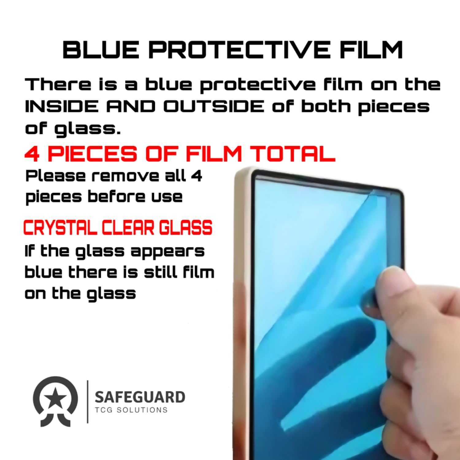 Safeguard TCG Solutions blue magnetic design keeps slabs securely stacked.
