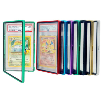 Safeguard TCG green stackable case illustrating modular display design