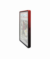 Safeguard TCG UV resistant slab case close up showcases protective tempered glass shield