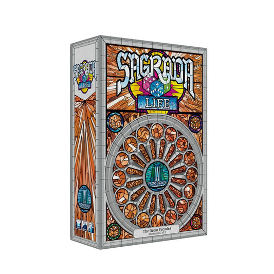 Sagrada Life expansion masterwork dice, boosting strategic crafting and prestige opportunities.