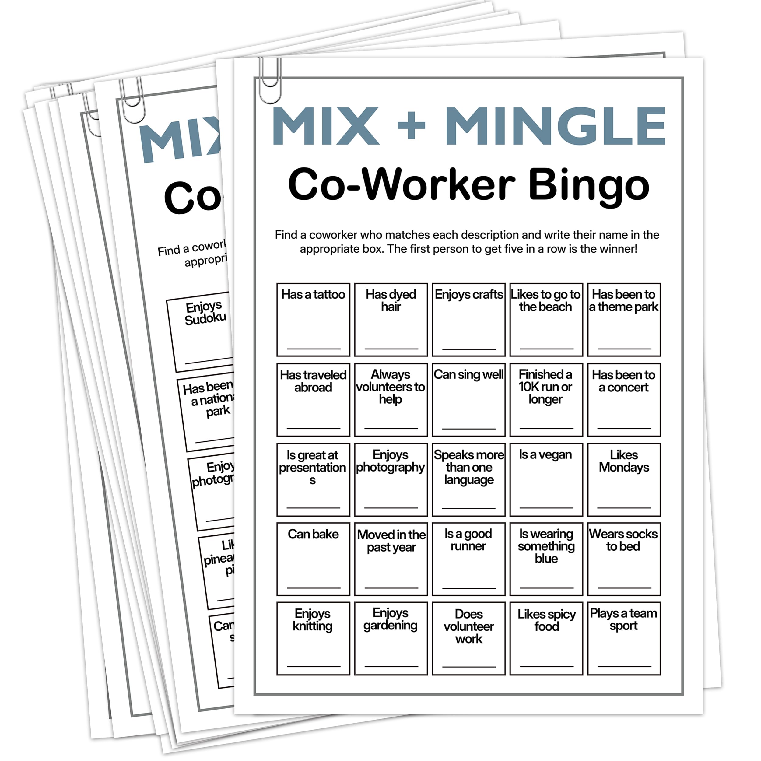 Sahjzk Office Bingo Cards with randomized layouts spark interactive team meetings.