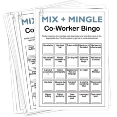 Sahjzk Office Bingo Cards with randomized layouts spark interactive team meetings.
