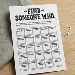 Sahjzk Office Bingo Cards in 5x7 thick cardstock, easy to write on