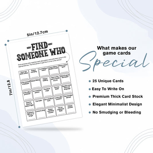 Sahjzk Office Bingo Cards feature signature lines for a memorable team keepsake