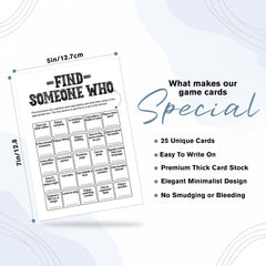 Sahjzk Office Bingo Cards feature signature lines for a memorable team keepsake