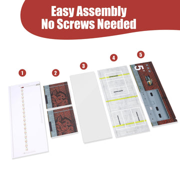 Saichotoy easy assembly without tools saves setup time.