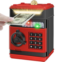 Saidrip piggy bank shows the coin slot for easy savings and hands-on play.