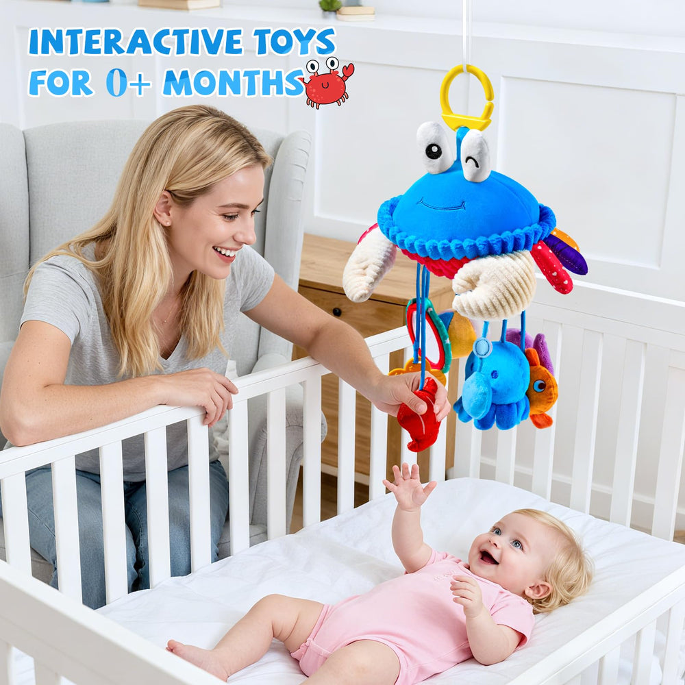 SAIMAND crab BPA-free-teether supports safe teething and play during early months.