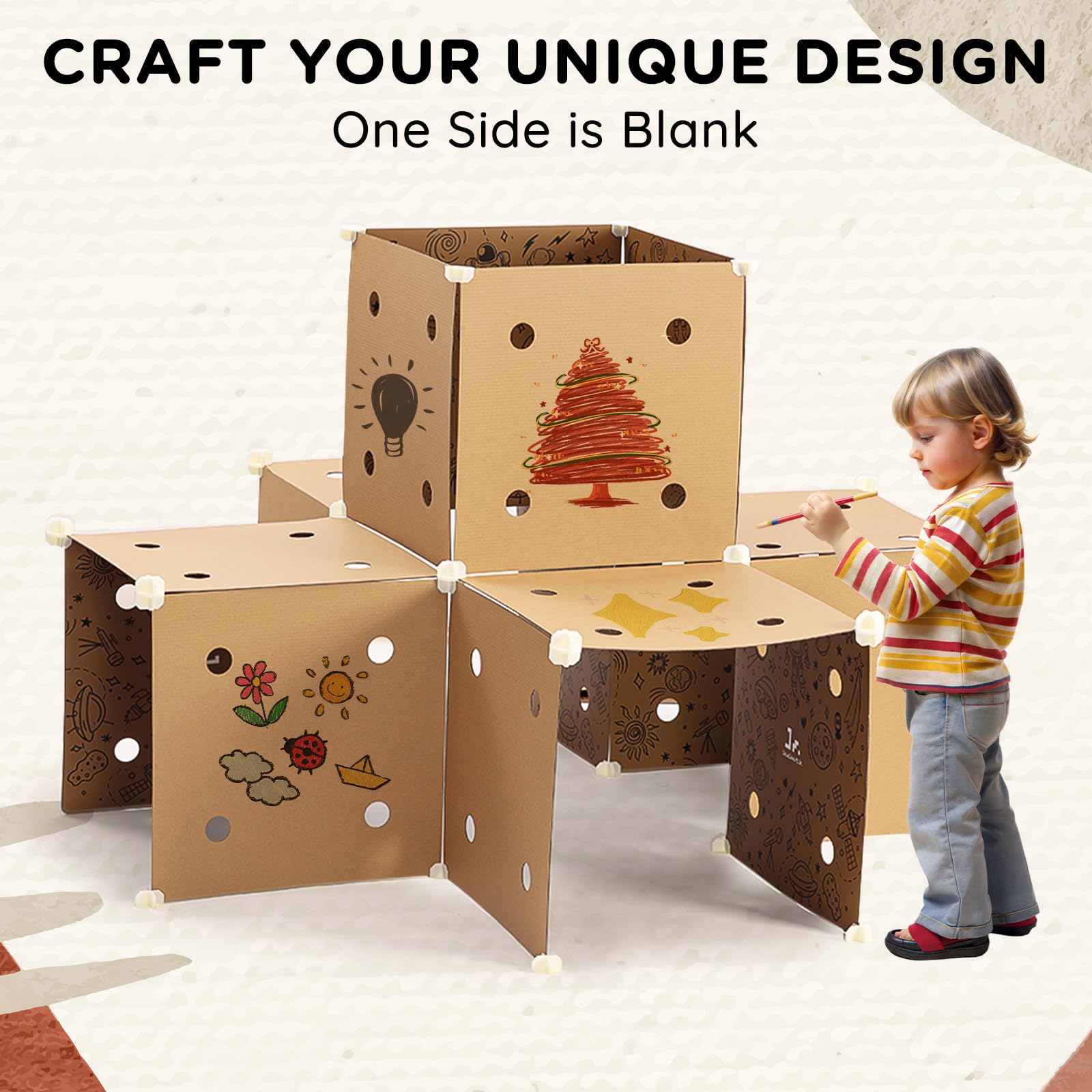 SainSmart Jr group play fort encourages teamwork and social interaction.