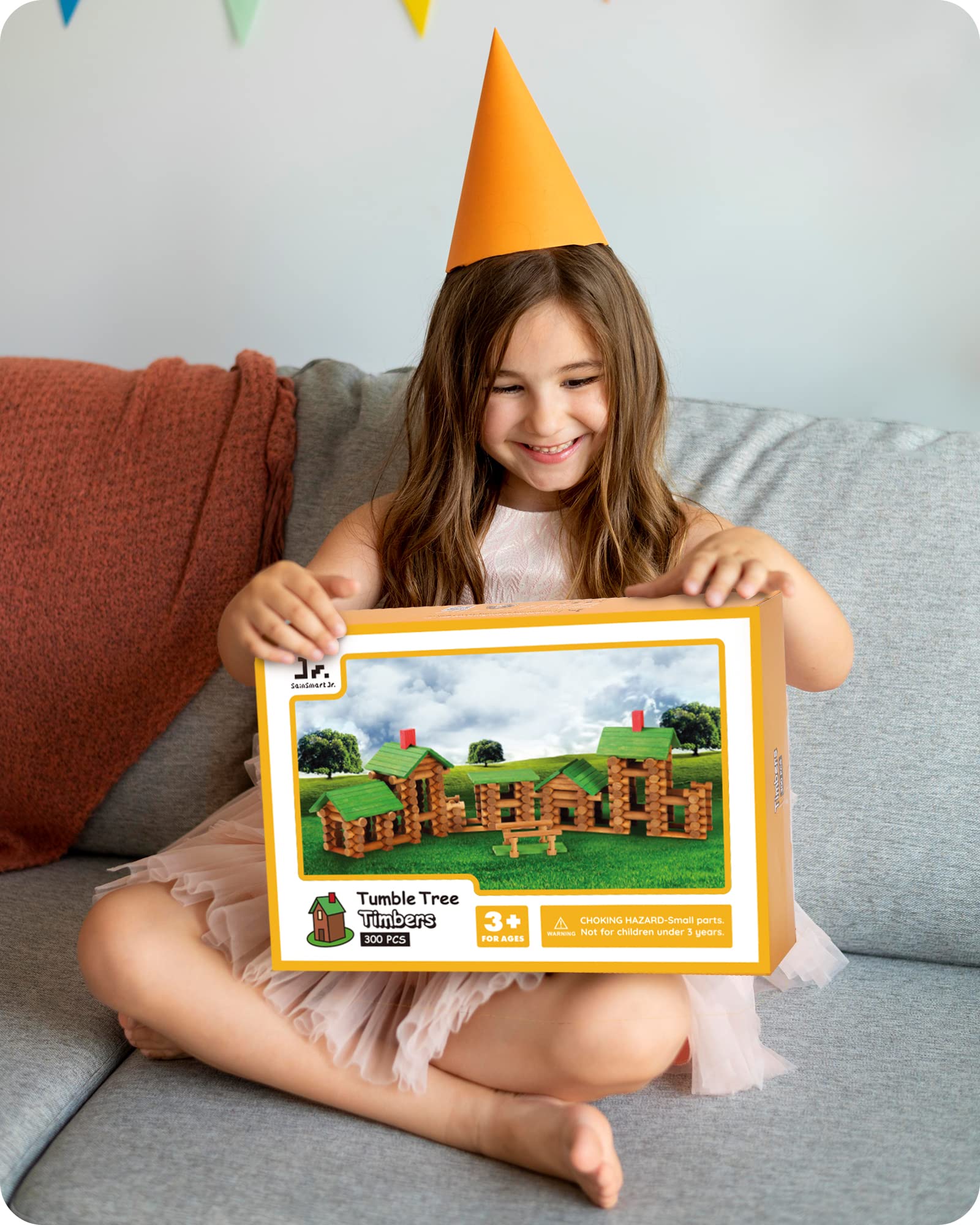 SainSmart Jr. kids build town outlines for collaborative imaginative sessions
