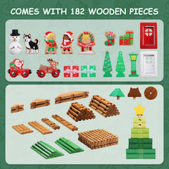 Sainsmartjr Santa figurine set enhances festive role-play and storytelling.