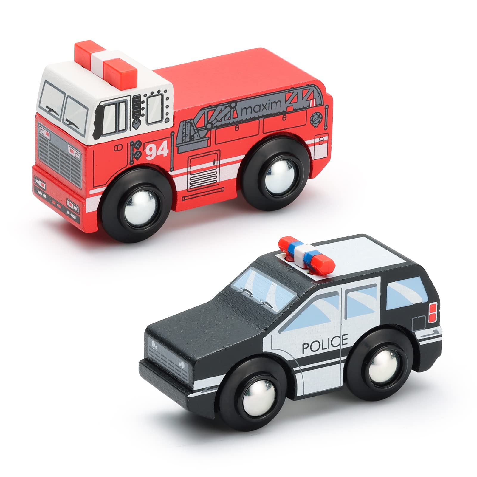 SainSmart Jr wooden green car supports open ended play and spatial awareness