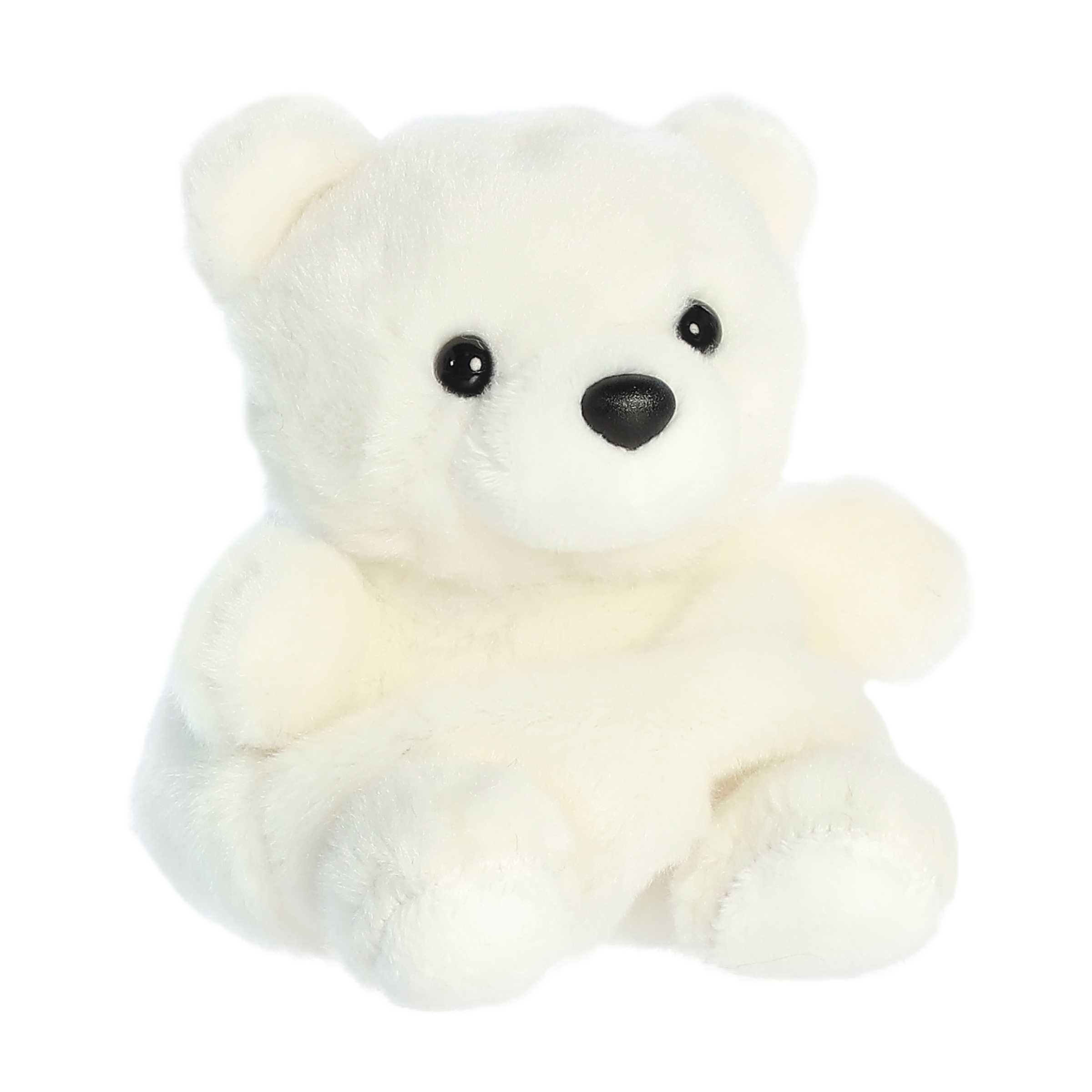 Sainyer Aurora Palm Pals Puck Polar Bear on the go play companion for kids.