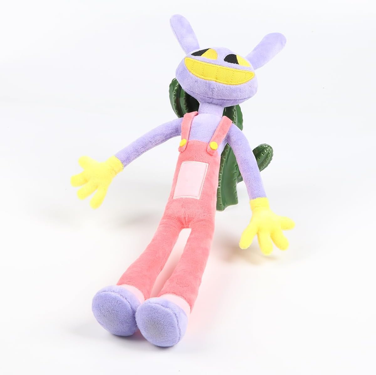 SAJISP Digital Circus plush fabric close-up highlights soft material and safe padding.