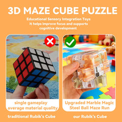 Sakiway Labyrinth 3D puzzle cube for family game night