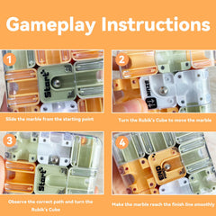 Sakiway Labyrinth 3D puzzle cube in hand supports focus and problem-solving skills