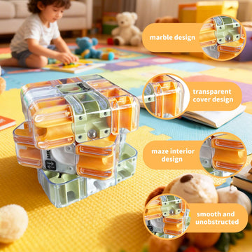 Sakiway Labyrinth 3D puzzle cube side shot enhances spatial reasoning during play